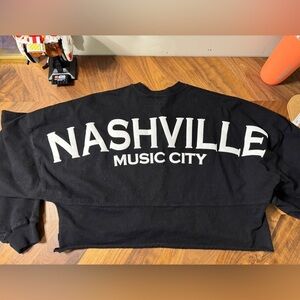 Nashville Music city spirit jersey cropped size small